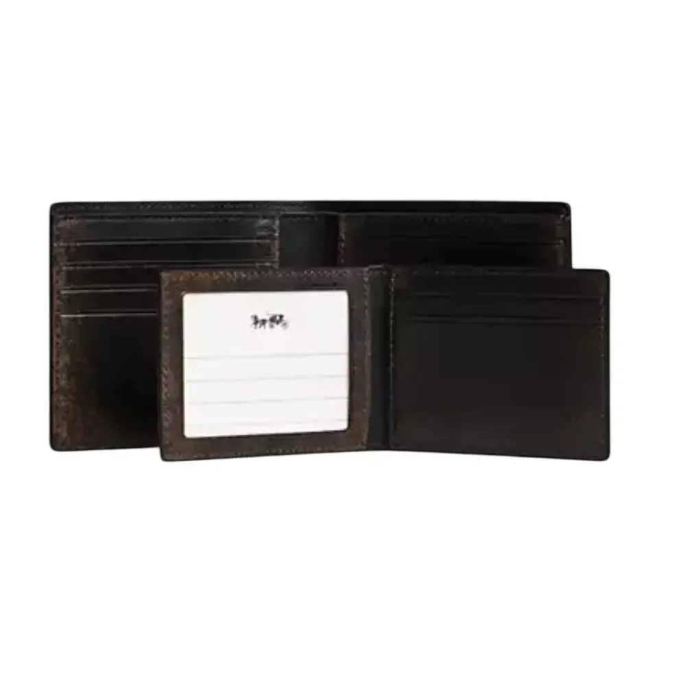 Coach 3-In-1 Wallet In Loved Leather Brown/Black